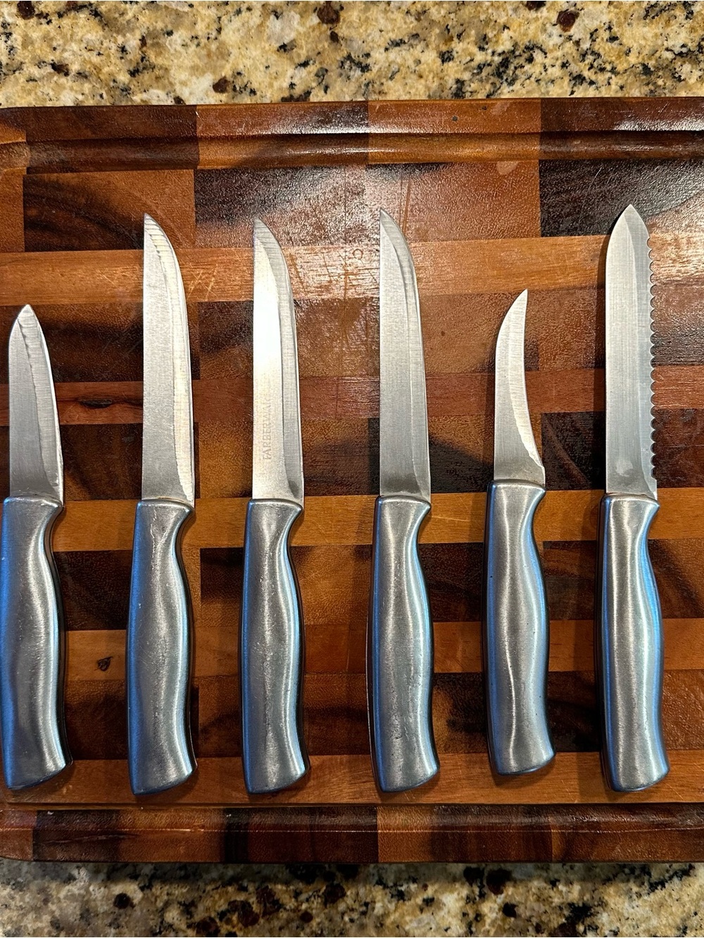 Farberware 6-Piece Knife Set, Stainless Steel
